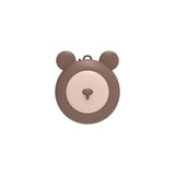 USB Wearable Air Purifier Necklace Portable Mini Air Lonizers for Adults Kids brown