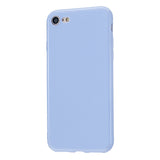 For iPhone 5/5S/SE/6/6S/6 Plus/6S Plus/7/8/7 Plus/8 Plus Cellphone Cover Soft TPU Bumper Protector Phone Shell Taro purple