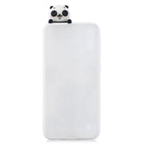 For Samsung A10 3D Cute Coloured Painted Animal TPU Anti-scratch Non-slip Protective Cover Back Case a panda