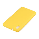 For Redmi 7A Lovely Candy Color Matte TPU Anti-scratch Non-slip Protective Cover Back Case yellow