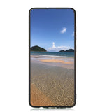 For Samsung A51 Cellphone Cover Back Case Double Buckle PU Leather with Card Slots Shell gray