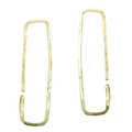 Hoops - Rectangular S - Silver