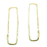Hoops - Rectangular S - Silver