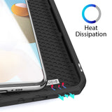 DUX DUCIS for Samsung A21S/A51 5G Magnetic Mobile Phone Holder Leather Case with Cards Slot Pink_Samsung A21S