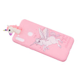 For Samsung A11 Soft TPU Back Cover 3D Cartoon Painting Mobile Phone Case Shell cartoon horse