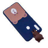 For Samsung A11 Soft TPU Back Cover 3D Cartoon Painting Mobile Phone Case Shell Little bear