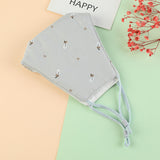 Men Women Protective Mask Fashion Stereo Embroidery Cotton Haze Proof Mask random_One size