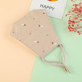 Men Women Protective Mask Fashion Stereo Embroidery Cotton Haze Proof Mask random_One size