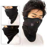 Cycling Mask Wind-proof Dust-proof Warmth Hiking Ski Mask Outdoor Cold-proof motorcycle Face Mask black_One size