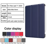 Tablet PC Protective Case Ultra-thin Smart Cover for iPad pro 11(2020) gray