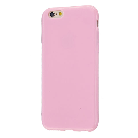 For iPhone 5/5S/SE/6/6S/6 Plus/6S Plus/7/8/7 Plus/8 Plus Cellphone Cover Soft TPU Bumper Protector Phone Shell Rose pink