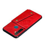 For OPPO Realme 5/5 Pro Mobile Phone Shell Buckle Closure Wallet Design Overall Protective Smartphone Cover  gray