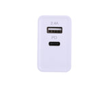 USB C PD Charger 29W Power Delivery Type c Wall Charger with 2 Ports for iPhone Android European regulations white