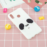 For OPPO Realme 3 Cartoon Lovely Coloured Painted Soft TPU Back Cover Non-slip Shockproof Full Protective Case with Lanyard
