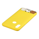 For OPPO Realme 3 Cartoon Lovely Coloured Painted Soft TPU Back Cover Non-slip Shockproof Full Protective Case with Lanyard