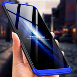 For HUAWEI NOVA 3I/P smart Plus 3 in 1 360 Degree Non-slip Shockproof Full Protective Case Red black red