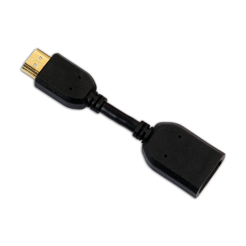 HDMI Extension Cable  11cm HDMI Male to HDMI Female Extender Adapter Cable for Chromecast black