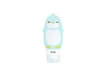 Cute Cartoon Penguin Portable Silicone Travel Bottles Travel Containers for Shampoo Conditioner Liquid Lotion green