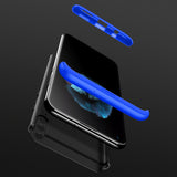 For HUAWEI P40 Lite E Mobile Phone Cover 360 Degree Full Protection Phone Case Blue black blue