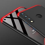For HUAWEI P40 Lite E Mobile Phone Cover 360 Degree Full Protection Phone Case Red black red