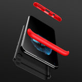 For HUAWEI P40 Lite E Mobile Phone Cover 360 Degree Full Protection Phone Case Red black red