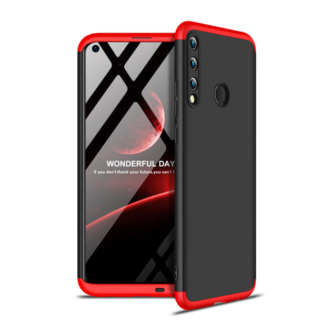 For HUAWEI P40 Lite E Mobile Phone Cover 360 Degree Full Protection Phone Case Red black red