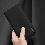 DUX DUCIS for iPhone 11 pro MAX 2019 Luxury Genuine Leather Magnetic Flip Cover Full Protective Case with Bracket Card Slot red
