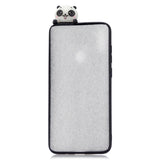 For Samsung A11 Soft TPU Back Cover 3D Cartoon Painting Mobile Phone Case Shell Two pandas