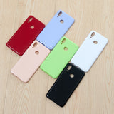 For Samsung A10S/A20S Cellphone Cover Soft TPU Phone Case Simple Profile Full Body Protection Anti-scratch Shell Fluorescent green