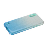 For Samsung A01/A11 European version/A31/A71 Phone Case Gradient Color Glitter Powder Phone Cover with Airbag Bracket green