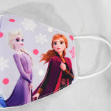 Kids Cotton Mask Breathable Dustproof Anti-Fog Cartoon Printing Face Guard Protective Mask (Children S006) Light Purple