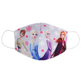 Kids Cotton Mask Breathable Dustproof Anti-Fog Cartoon Printing Face Guard Protective Mask (Children S006) Light Purple