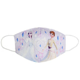 Kids Cotton Mask Dustproof Breathable Anti-Fog Cartoon Printing Protective Face Guard (Children S007) Blue