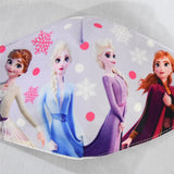 Kids Cotton Mask Breathable Dustproof Anti-Fog Cartoon Printing Face Guard Protective Mask (Children S006) Light Purple