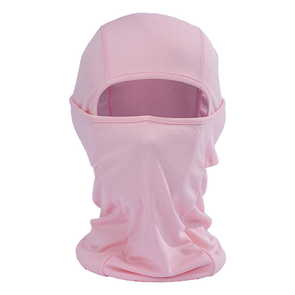 Outdoor Cycling Balaclava Full Face Mask Bicycle Ski Bike Ride Snowboard Sport Headgear Pink_One size