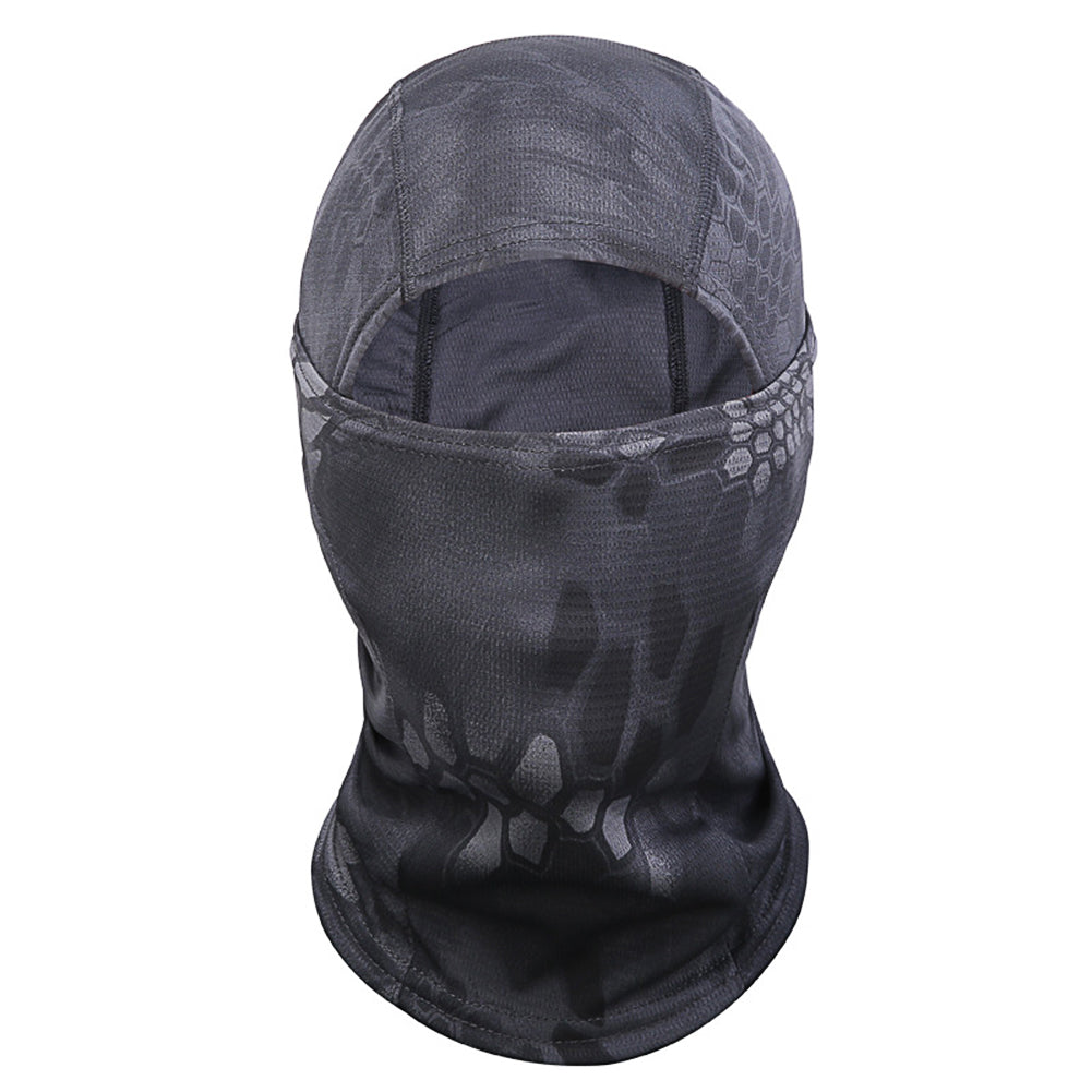 Outdoor Cycling Balaclava Full Face Mask Bicycle Ski Bike Ride Snowboard Sport Headgear Black snake pattern_One size