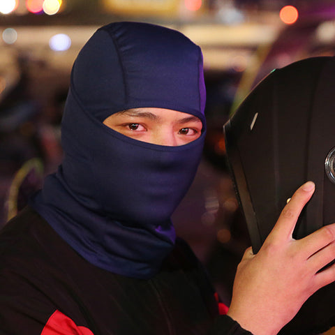 Outdoor Cycling Balaclava Full Face Mask Bicycle Ski Bike Ride Snowboard Sport Headgear Blue_One size