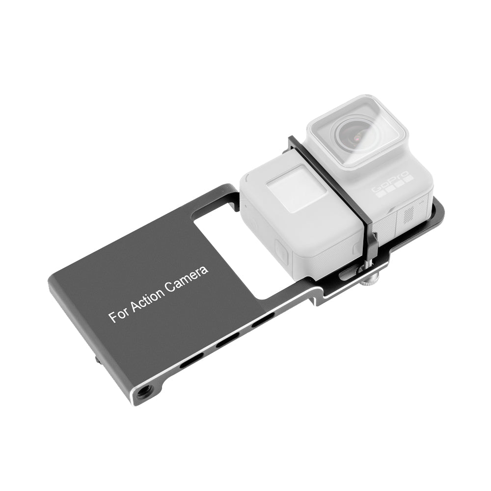 Handheld Gimbal Adapter Switch Mount Plate for DJI OSMO ACTION black
