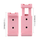 Phone Clamp Quick Release Clip Tripod Mount with 1/4 inch Screw Hole for Smartphone black