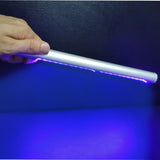Portable Ultraviolet Lamp Germicidal Disinfect Rechargeable UV Light Sterilizer for Home purple light