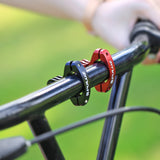 PULUZ O Shape Cycling Bike Mount Bicycle Clip Holder Action Camera Handlebar Mount Clamp for GoPro HERO5 /4 /3+ /3 /2 /1 red