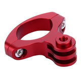 PULUZ O Shape Cycling Bike Mount Bicycle Clip Holder Action Camera Handlebar Mount Clamp for GoPro HERO5 /4 /3+ /3 /2 /1 red