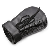 PU Leather Puppy Play Soft Padded Pup Puppy Mitts BDSM Bondage Dog Paw Print Paws Glove As shown