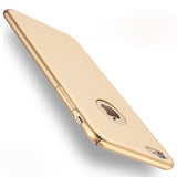Thin Hard Protect Case 360?? All-inclusive PC Back Cover Bumper for iPhone 7 Plus Sliky Black5LRF