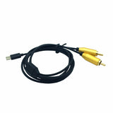 Dual RCA male to Type-C usb C Signal Video AV audio Cable Lead Connector Cord Golden