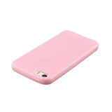 For iPhone 5/5S/SE/6/6S/6 Plus/6S Plus/7/8/7 Plus/8 Plus Cellphone Cover Soft TPU Bumper Protector Phone Shell Rose pink