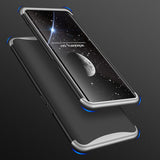 For OPPO Find X Ultra Slim PC Back Cover Non-slip Shockproof 360 Degree Full Protective Case silver black silver