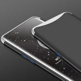 For OPPO Find X Ultra Slim PC Back Cover Non-slip Shockproof 360 Degree Full Protective Case silver black silver