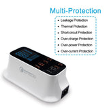 Fast Charging Station Multiple USB Charger 7 Port Desktop Charger Hub LED Display Power Adapter US Plug
