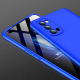 For OPPO Reno 4 /Reno 4 Pro International Edition Mobile Phone Cover 360 Degree Full Protection Phone Case blue